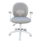 Boss Office Products White Frame/Gray Mesh Task Chair B676WT-GY - alternate 4